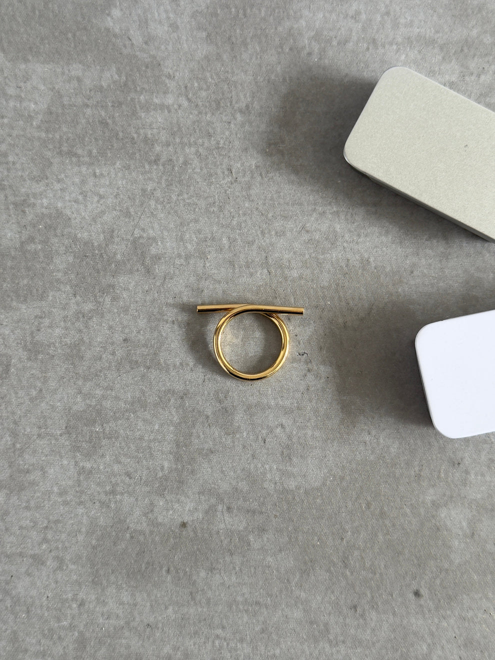 Twisted Gold Plated Ring