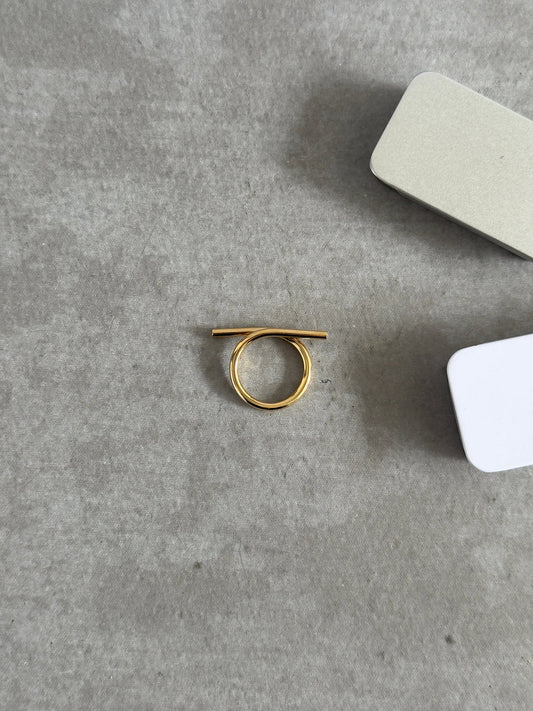 Twisted Gold Plated Ring